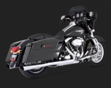 Vance & Hines Slip-ons Tapered Slash Cut Chrome FLT Touring 1995-2016